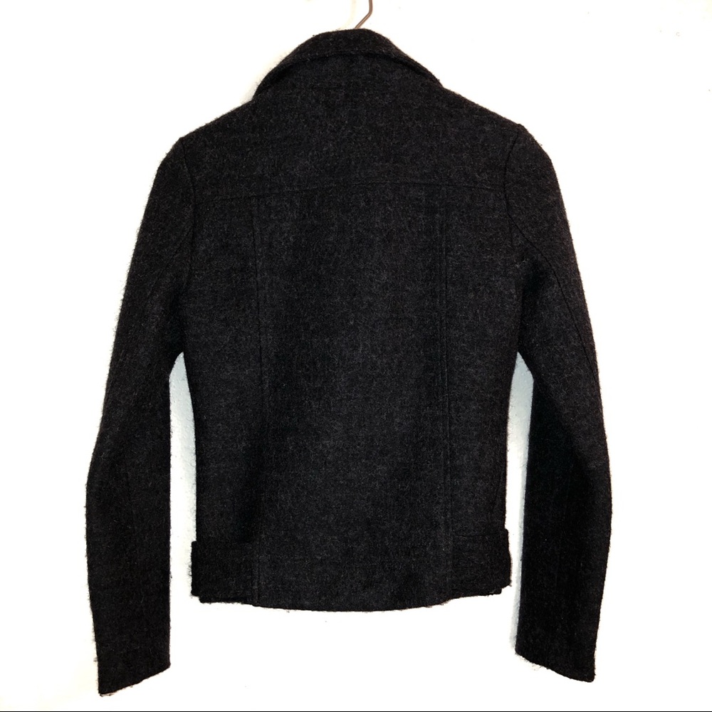 Signature 8 Wool Motto Jacket Charcoal Gray Size S - Picture 2 of 5